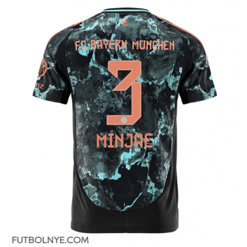 Camiseta Bayern Munich Kim Min-jae #3 Visitante Equipación 2024-25 manga corta